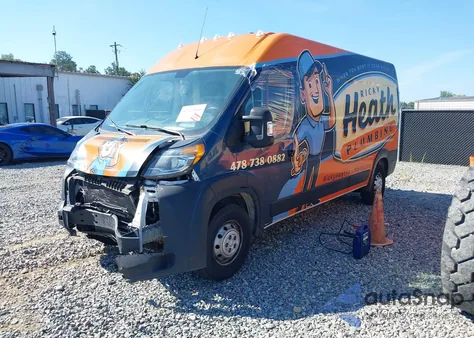 2021 Ram Promaster 2500 High Roof 159 Wb from USA, damaged, VIN 3C6LRVDG2ME555527